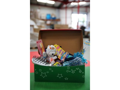 Help us collect shoeboxes from locations in your area