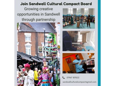 Help ensure everyone in Sandwell has opportunities to experience creativity